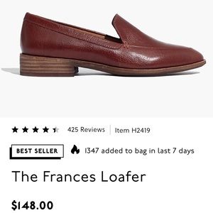 Madewell “the frances loafer”